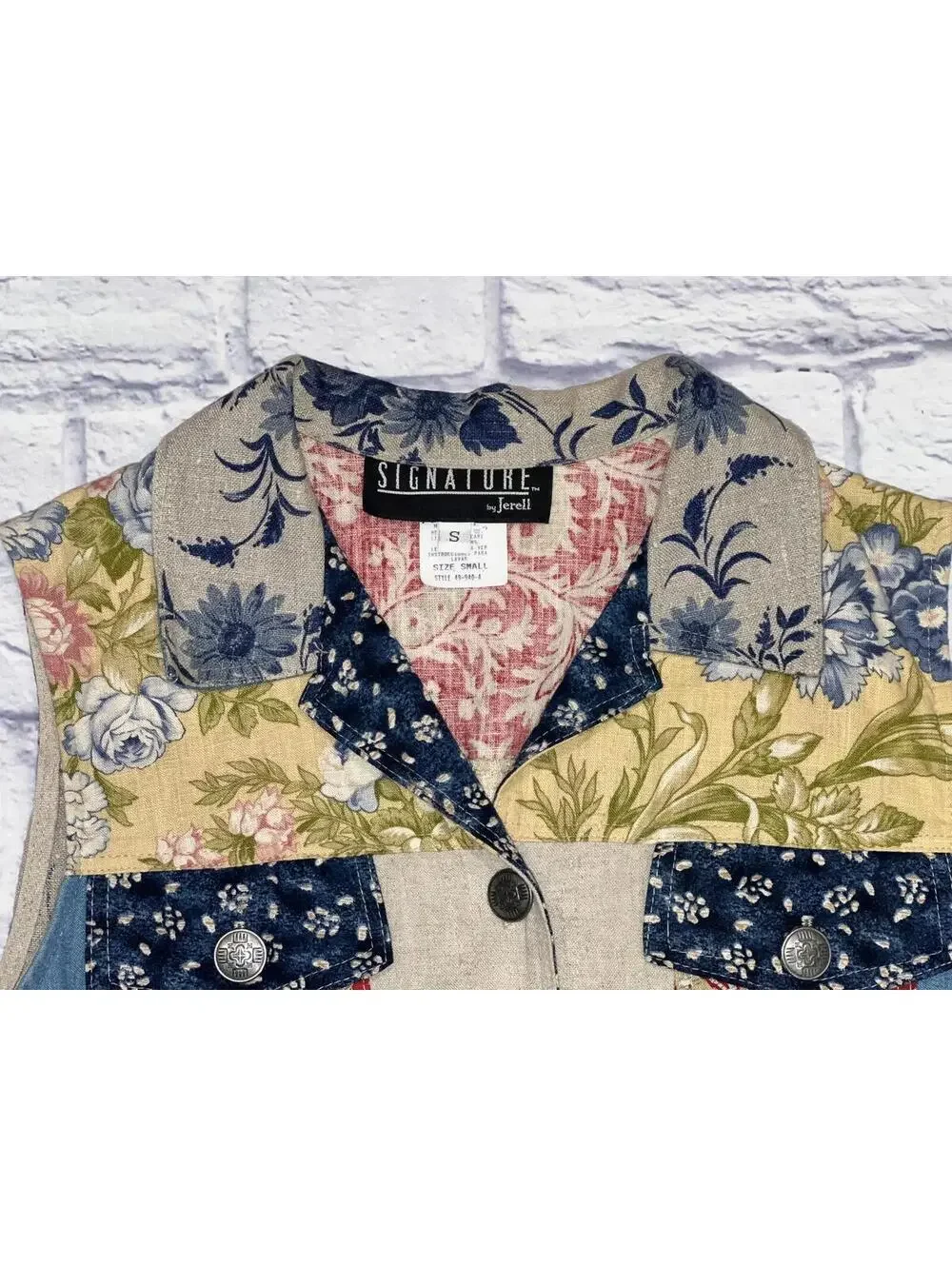Vintage vest  Signature by Jerell Size Small